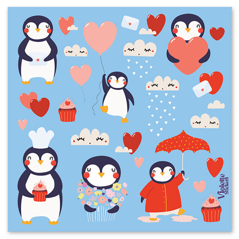 Penguin Love Stickers、mySite、ghnorth