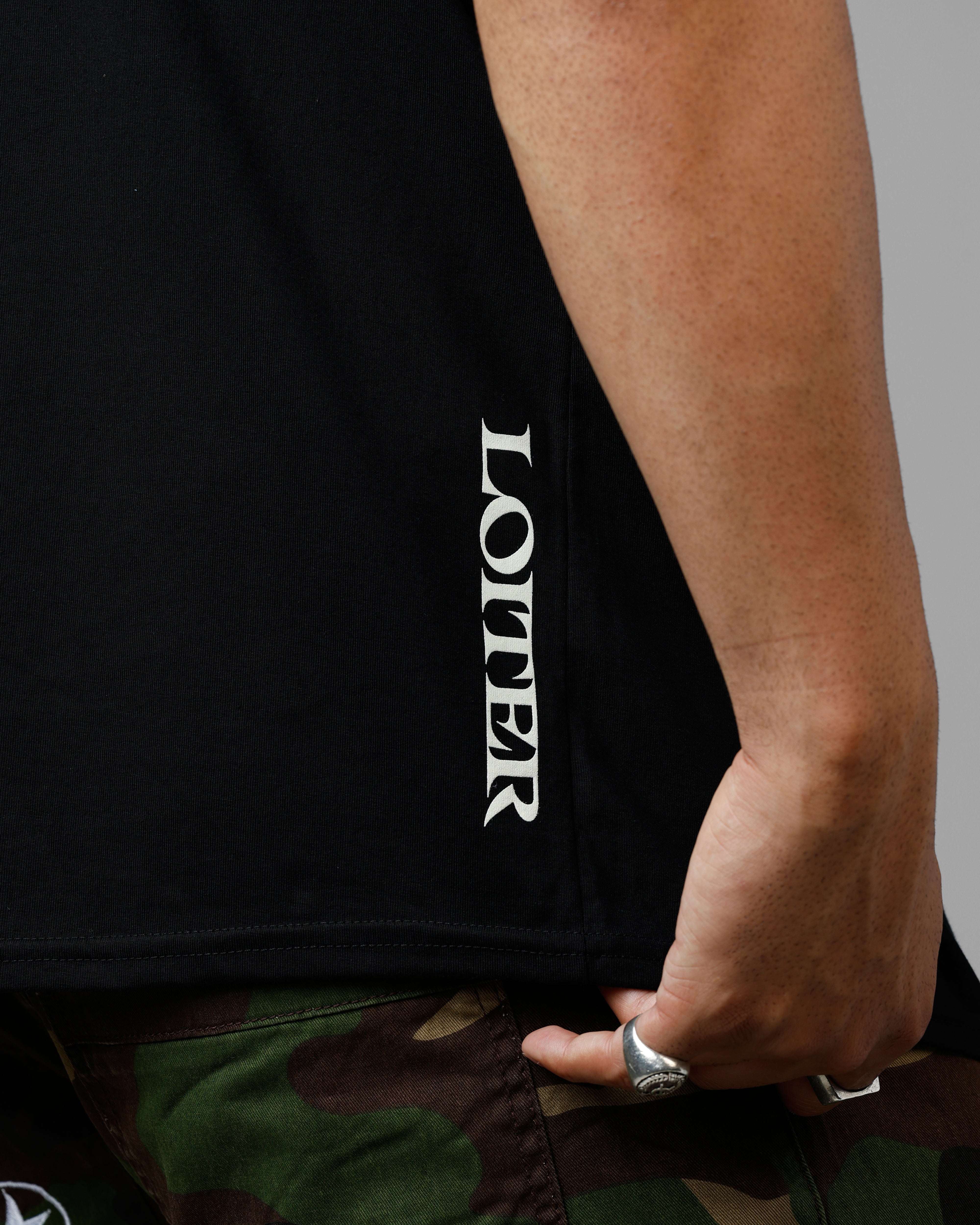 Loiter Hybrid T-Shirt Black、mySite、zt4zffjzw