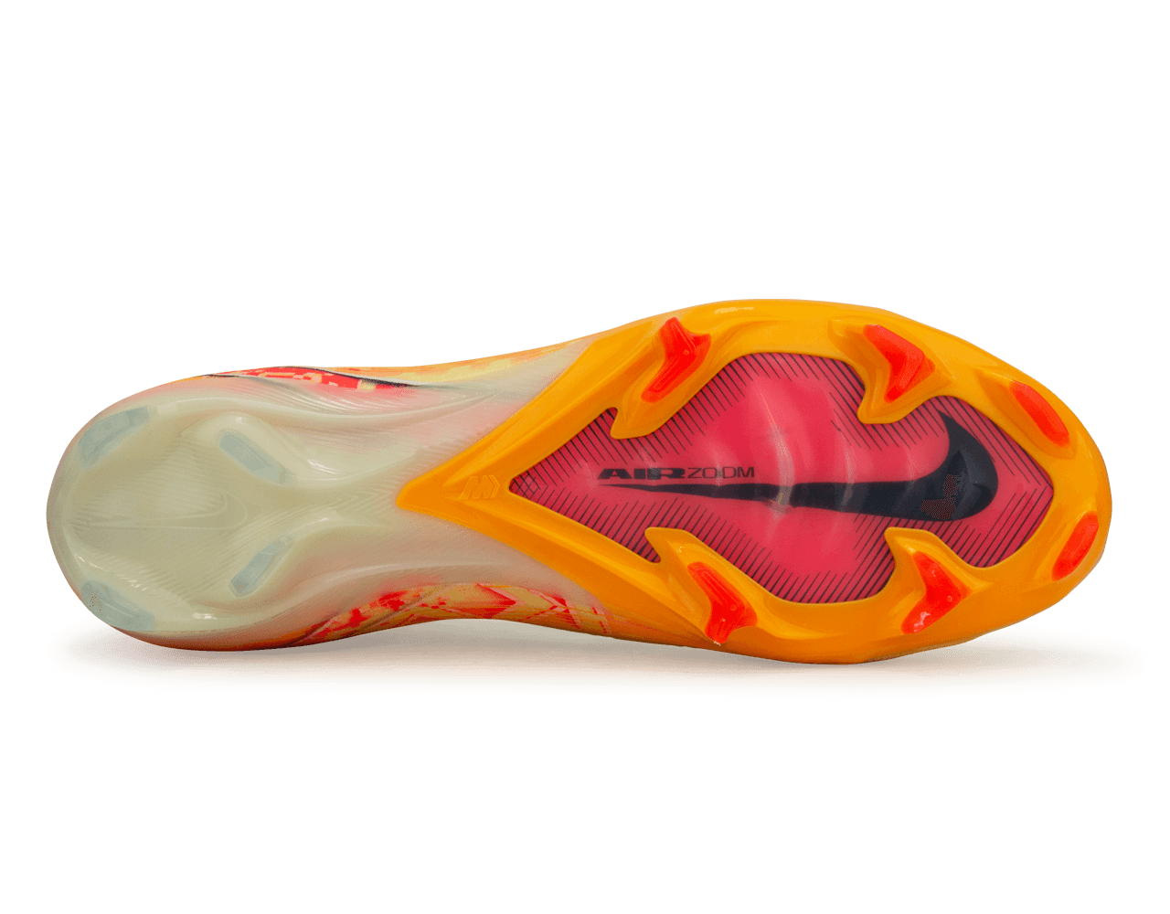 Nike Men's Zoom Mercurial Superfly 10 Elite KM FG Laser Orange/Armory Navy、mySite、noshort