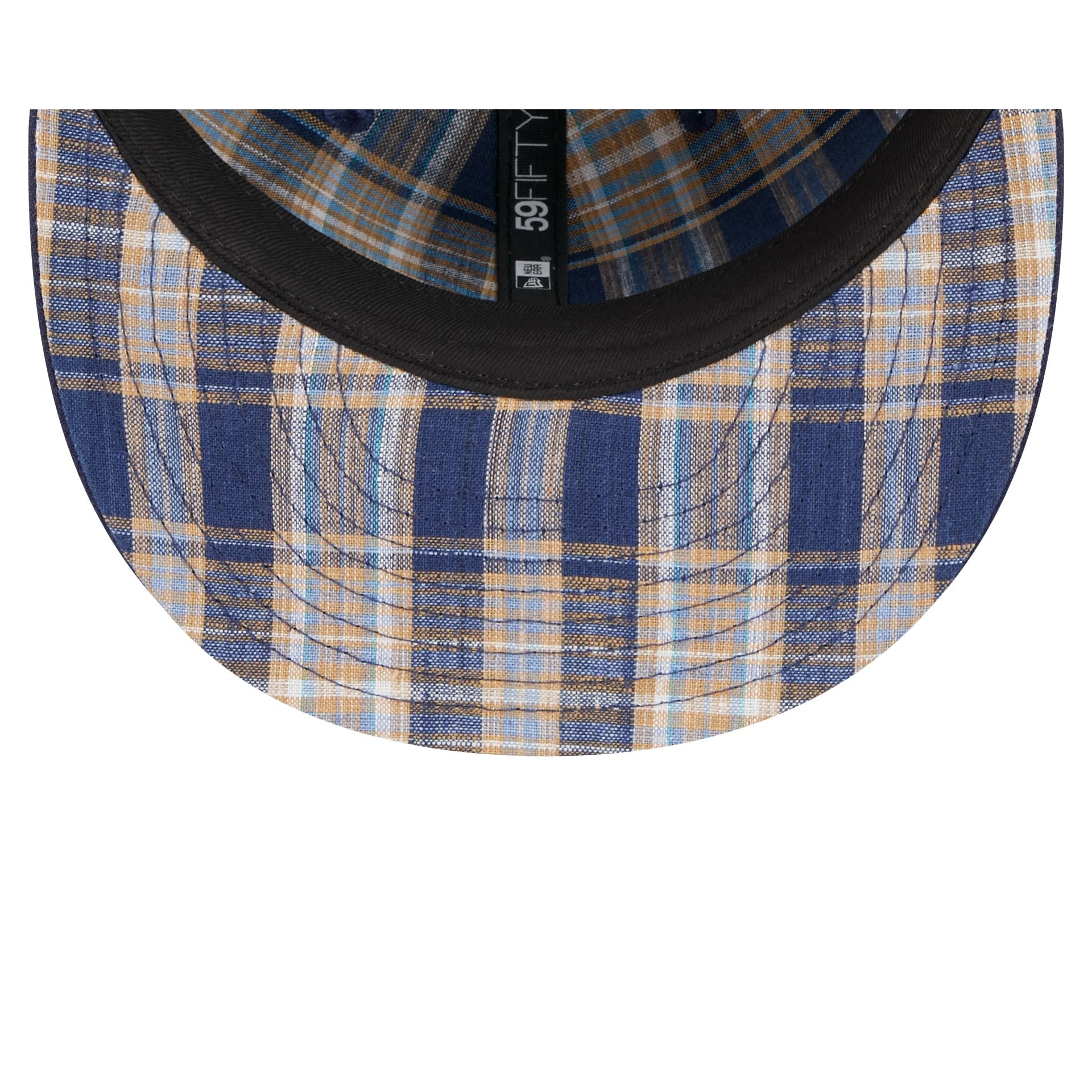 Minnesota Twins Blue Tartan 59FIFTY Fitted Hat、mySite、vikingsvslions