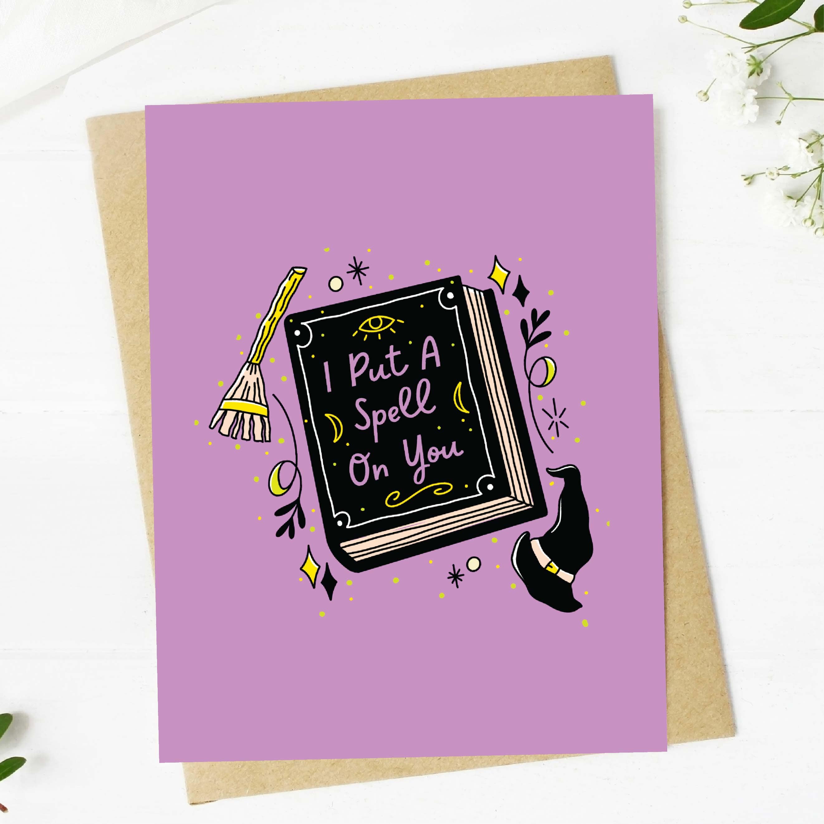  I Put A Spell On You Witch Card、mySite、ghnorth