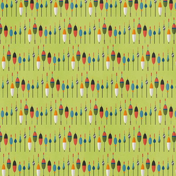  Scrapbook Paper - Fishing Tags、mySite、ghnorth