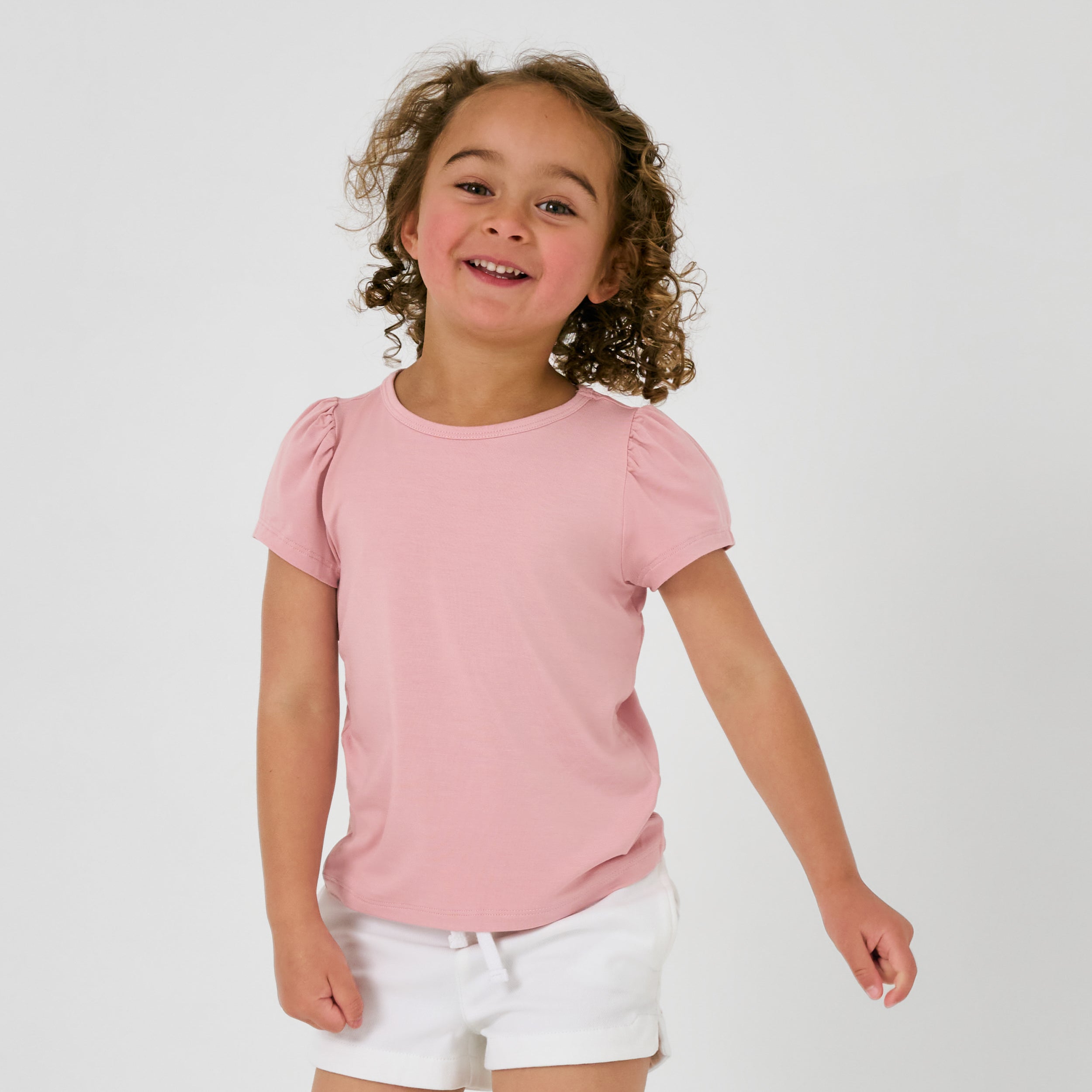 Mauve Blush Puff Sleeve Tee、mySite、g9winljtr