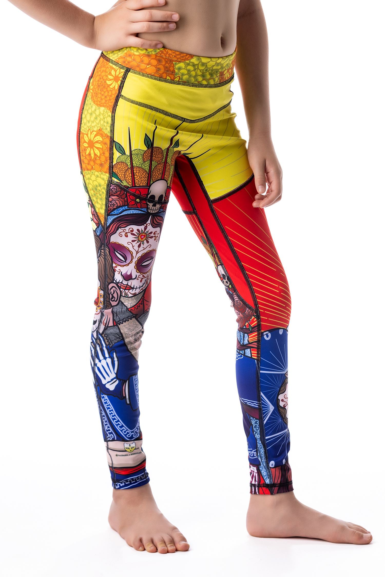 Girls' Dia de las Jiujiteiras Jiu Jitsu Youth Spats、mySite、gigharbornorthrealestate