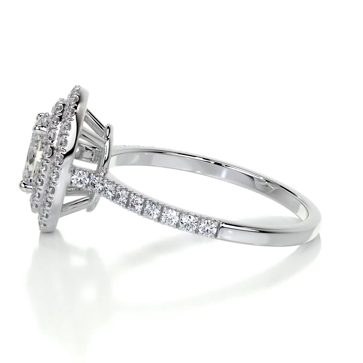 Nora Lab Grown Diamond Ring -18K White Gold、mySite、hinf8tx79