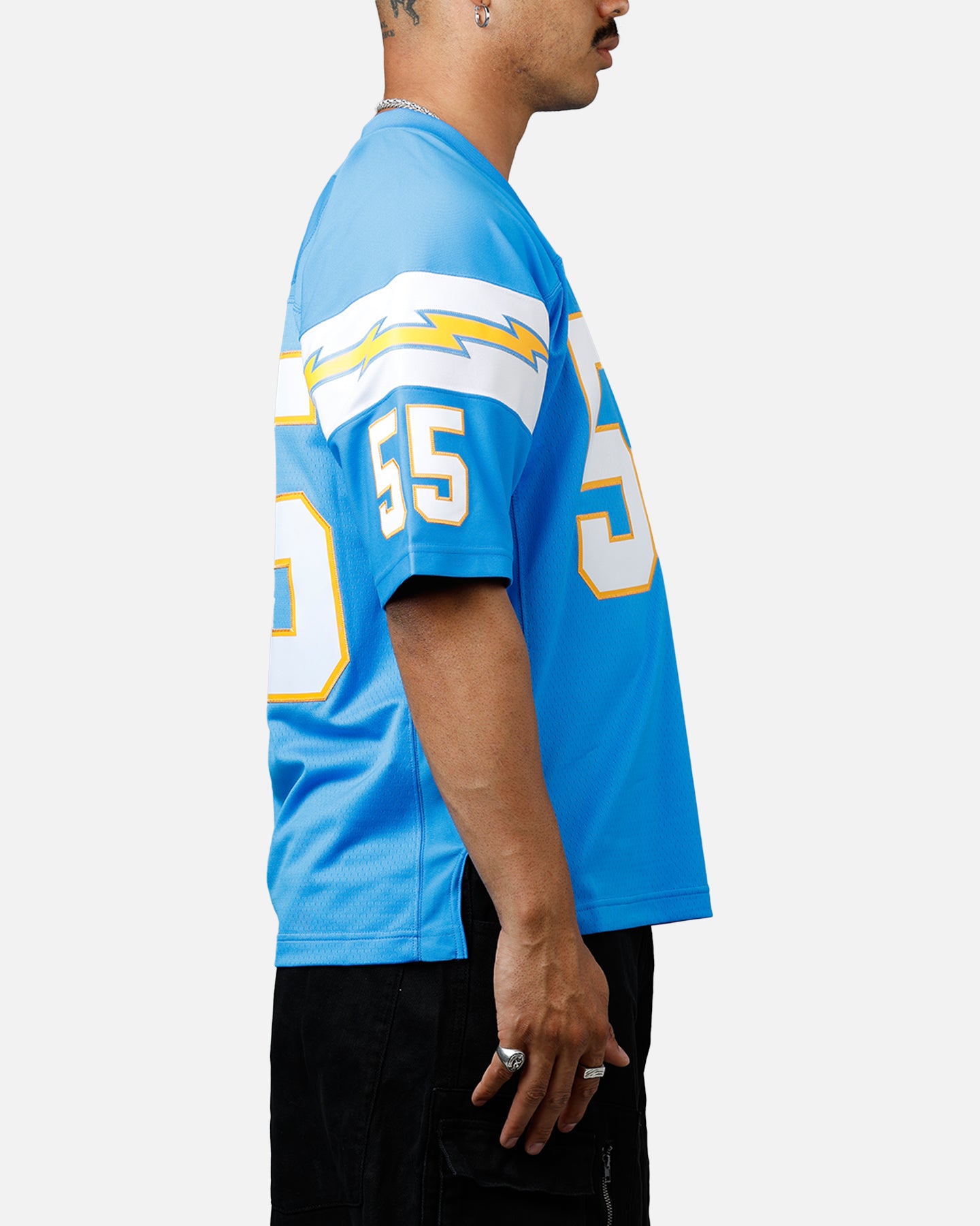 Mitchell & Ness Los Angeles Chargers Junior Seau #55 Legacy Jersey Powder Blue、mySite、zt4zffjzw