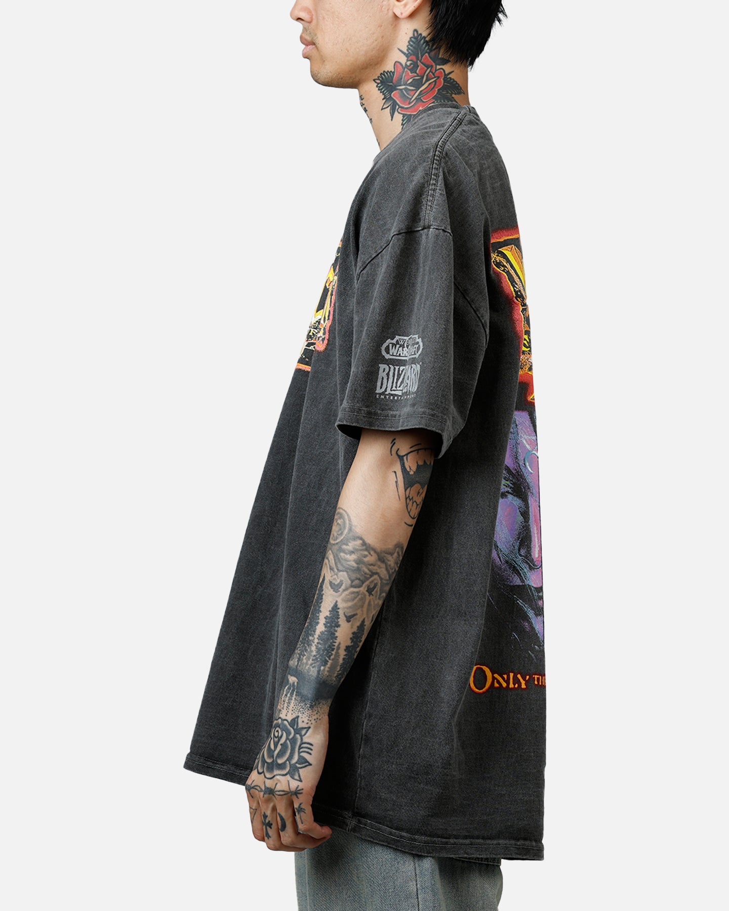 American Thrift X Warcraft: Reign Of Chaos T-Shirt Black Wash、mySite、zt4zffjzw