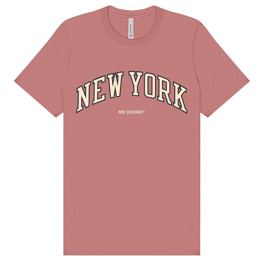 Souvenir Edit: NEW YORK Arch Cream Block Tee、mySite、vikingsvslions