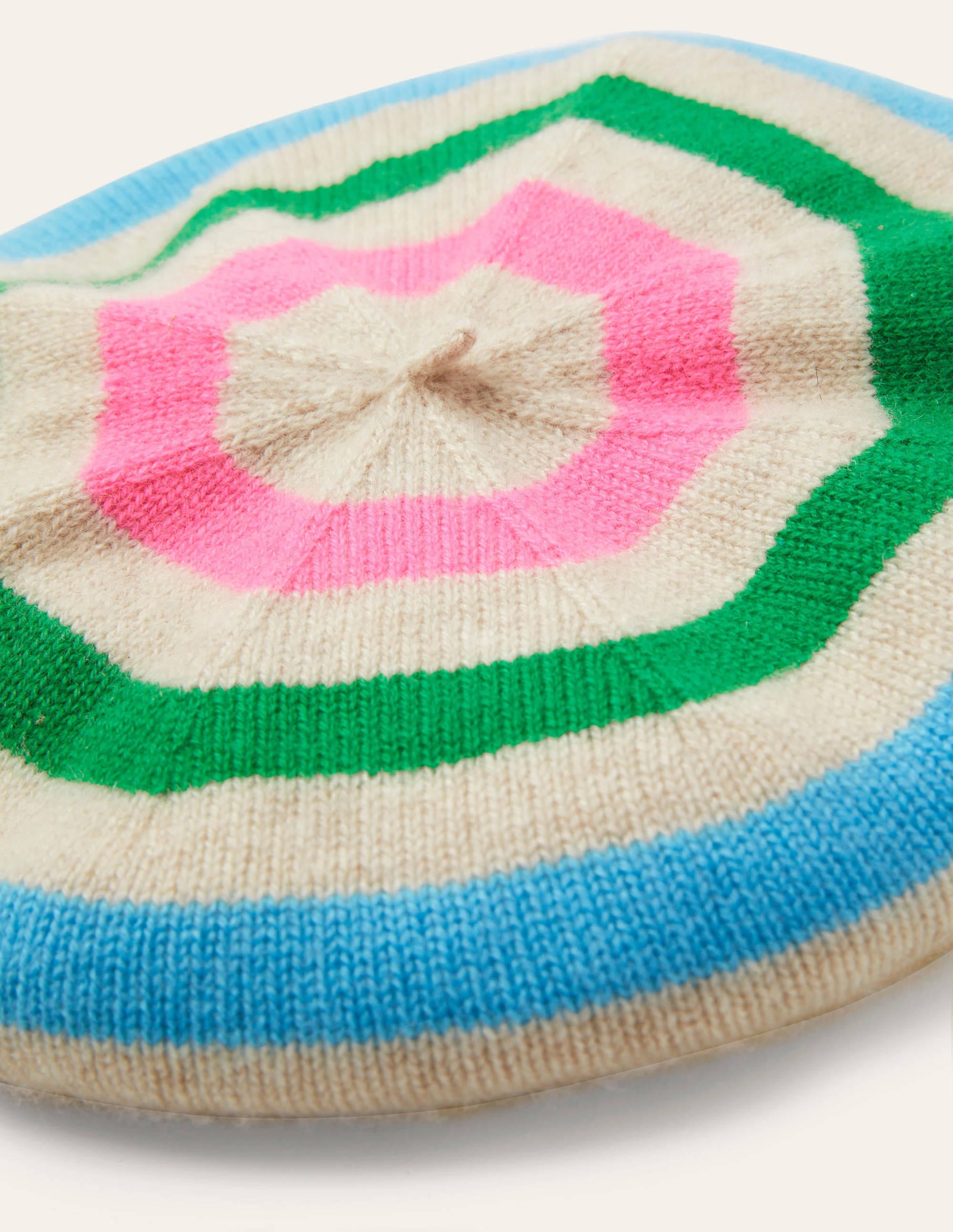  Cashmere Beret-Multi Stripe、mySite、ashleygrahame