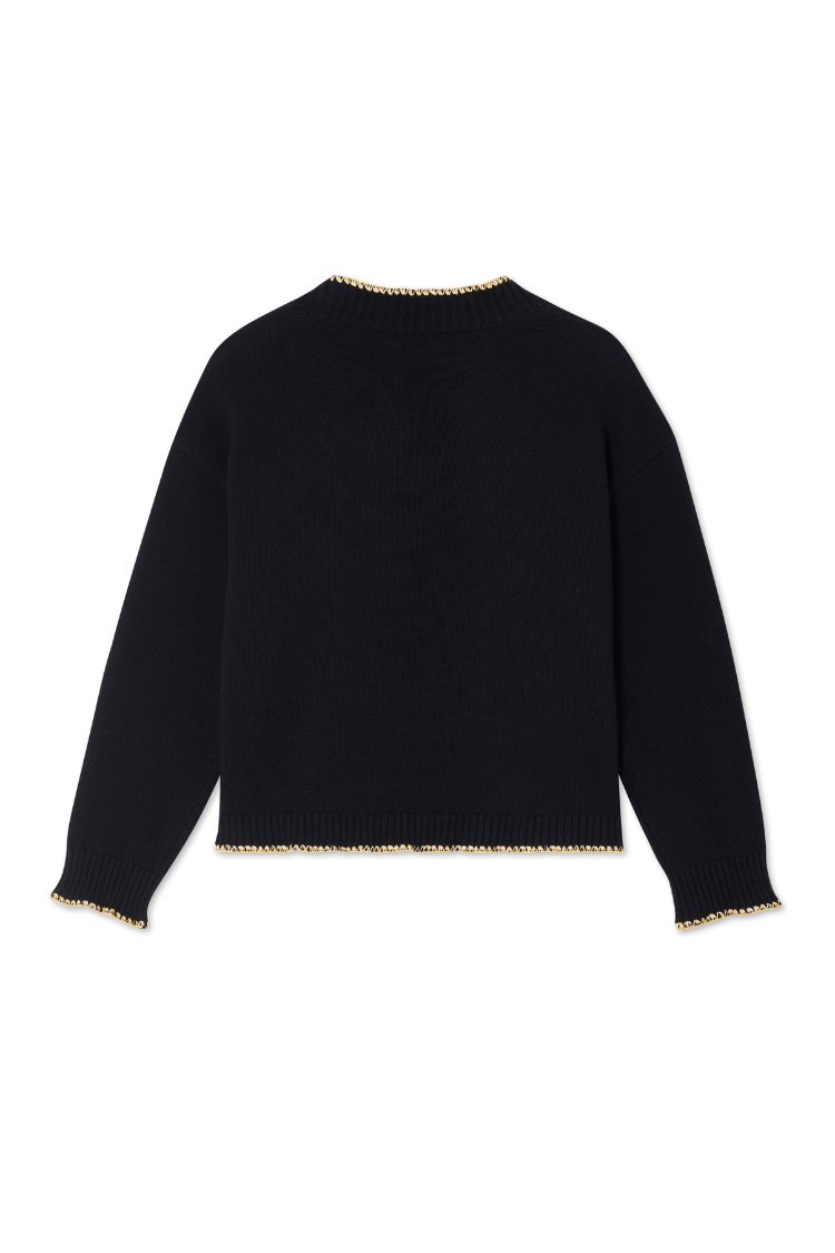 Black Raffia Cardi、mySite、solidvoid