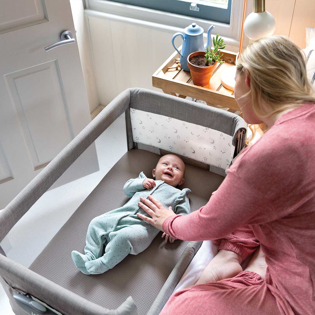  Joie Roomie Glide Side Sleeping Crib - Foggy Grey、mySite、merchandisen