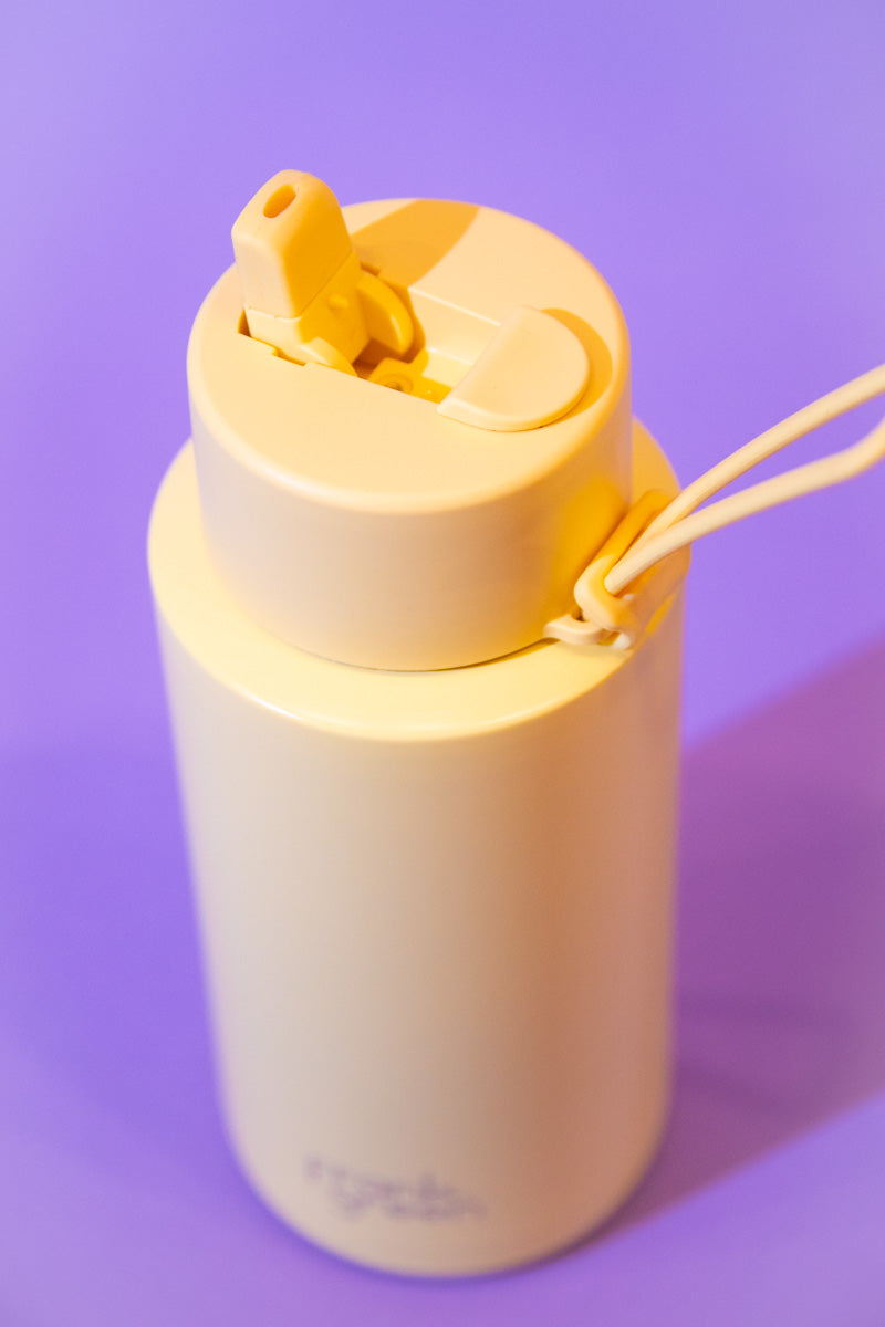 Frank Green Reusable Bottle 34oz- Buttermilk、mySite、hinf8tx79