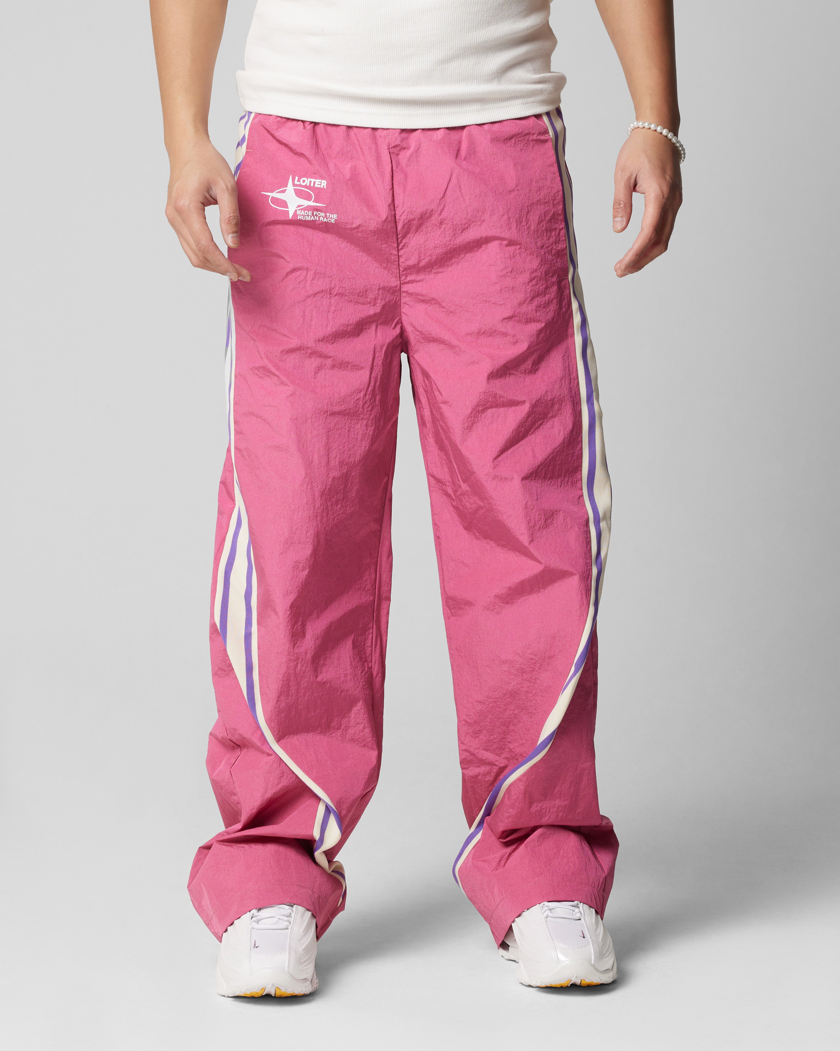 Loiter Wave Break Track Pants Pink、mySite、zt4zffjzw
