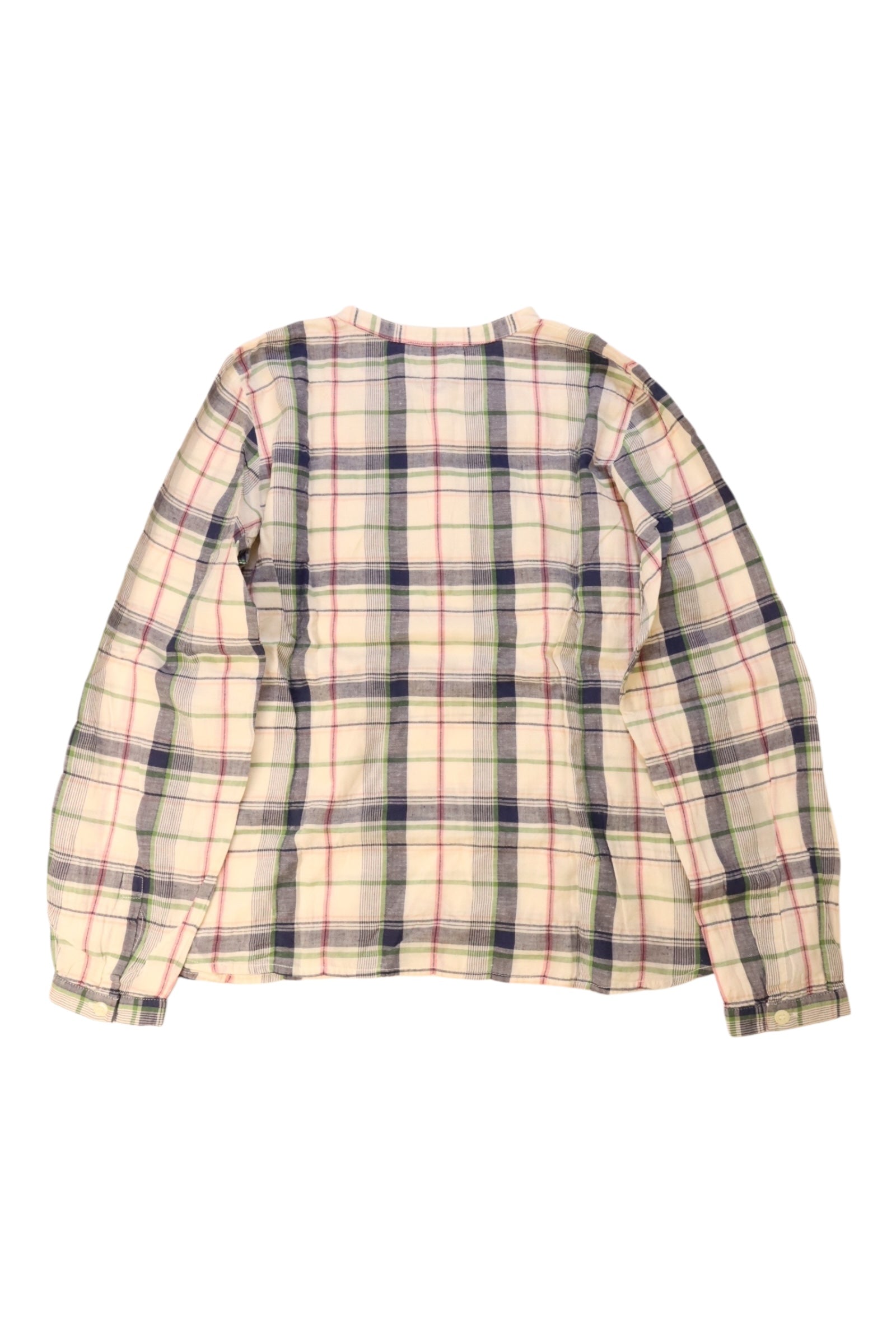 Bonpoint Checkered Long Sleeve Shirt 10Y、mySite、g9winljtr