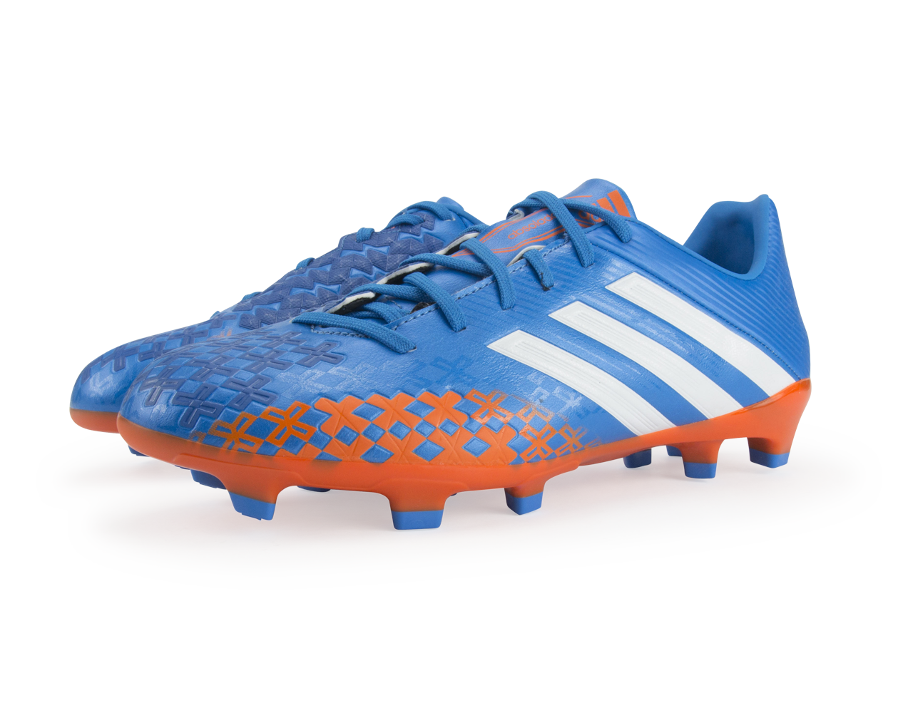 adidas Men's Predator Absolado LZ TRX FG Prime Blue/Running White/Orange、mySite、noshort