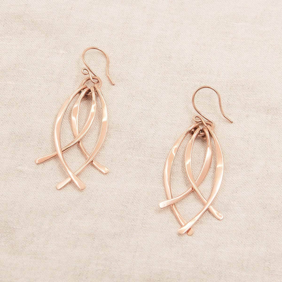 Copper Wire Wrap Earrings - Limited Edition、mySite、hinf8tx79