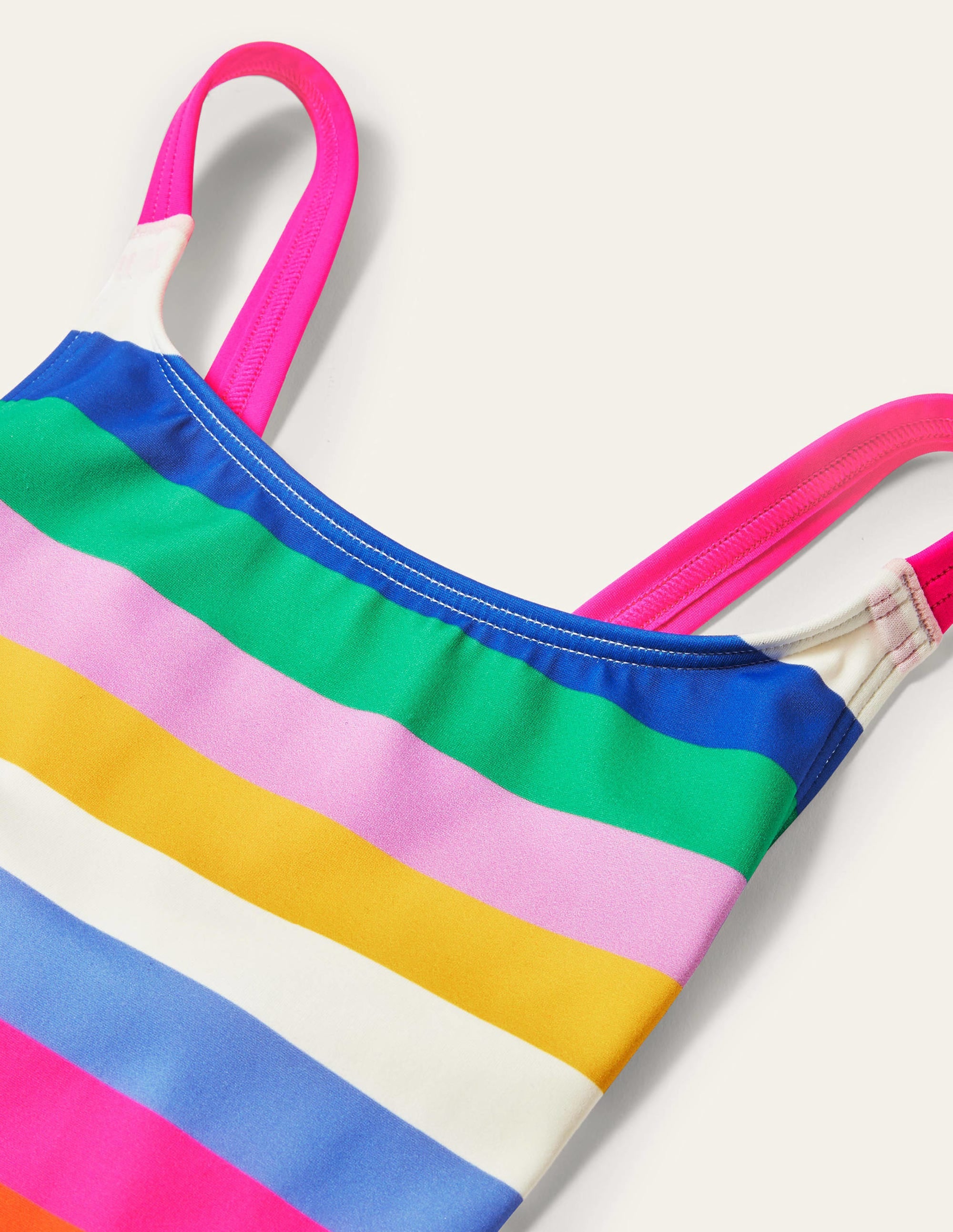  Cross-back Printed Swimsuit-Rainbow Multi、mySite、ashleygrahame