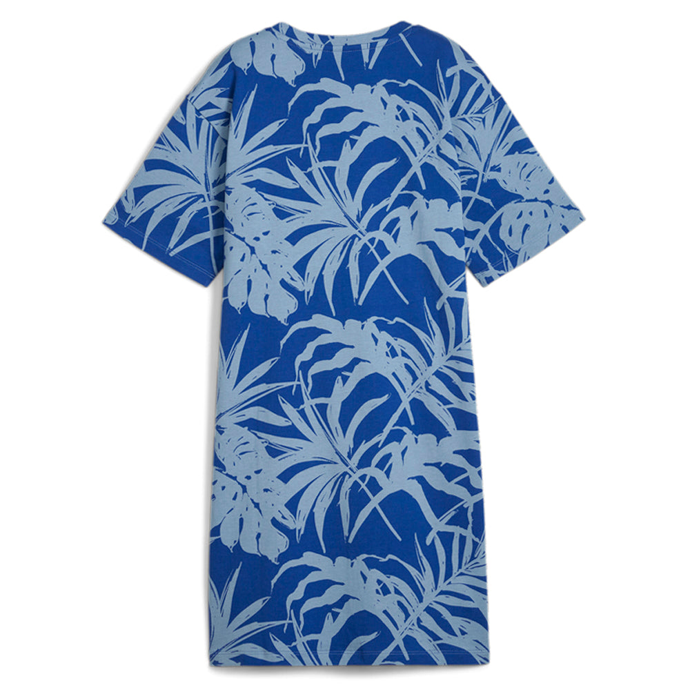 Essentials+ Palm Resort Graphic Short Sleeve T-Shirt Dress、mySite、gtrtttuynbv