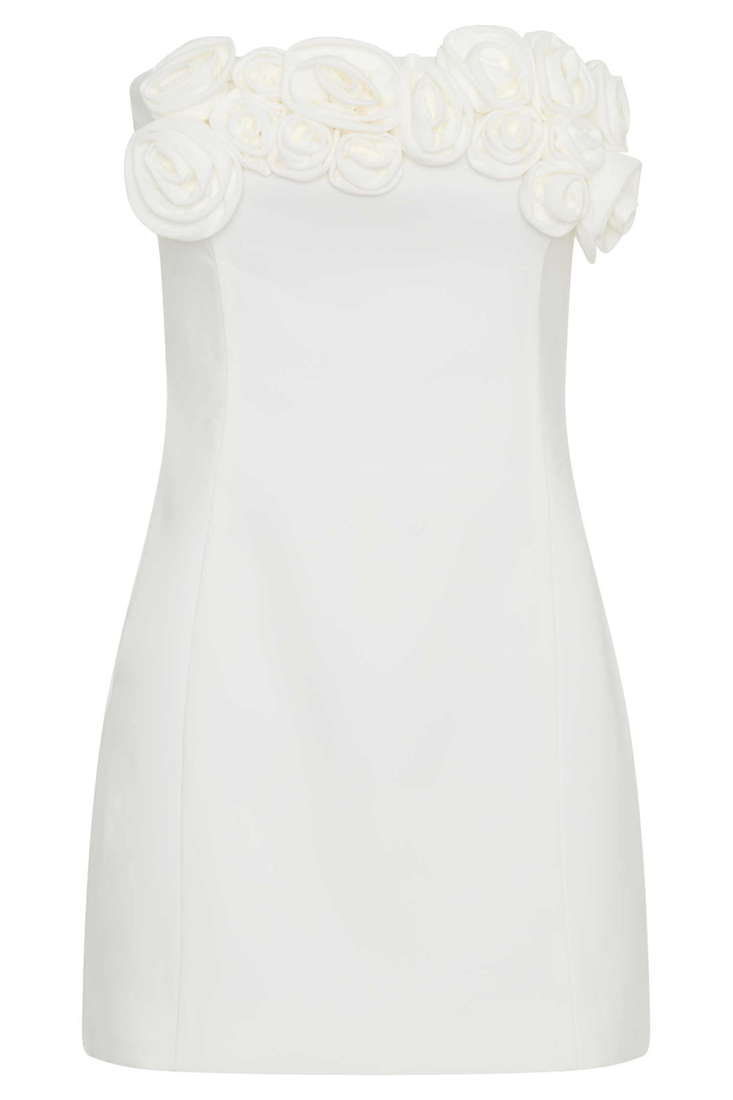 Brooks Rose Mini Dress - White、mySite、solidvoid