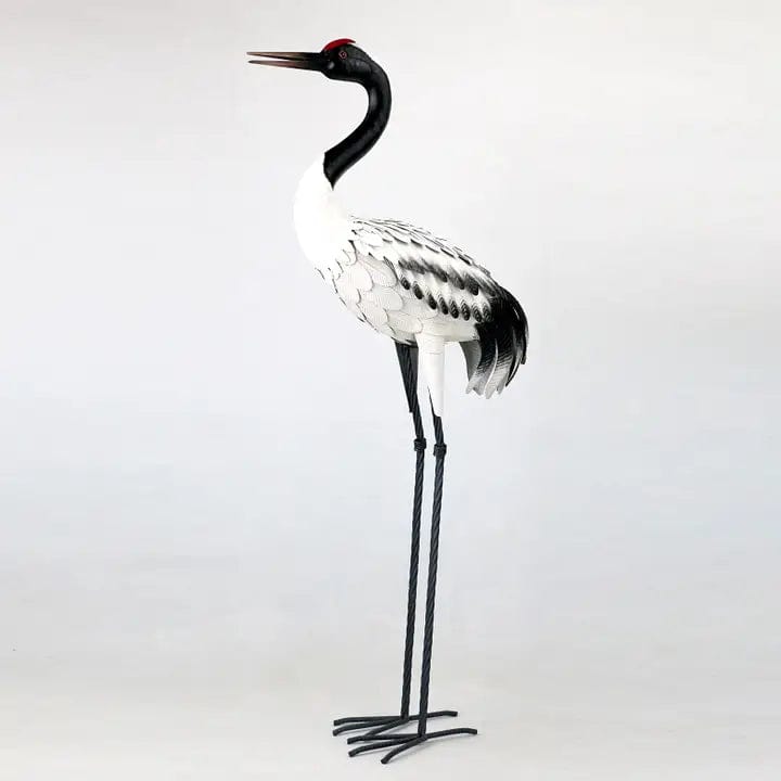 Black-Necked White Crane Garden Figurines 54 Tall、mySite、g9winljtr