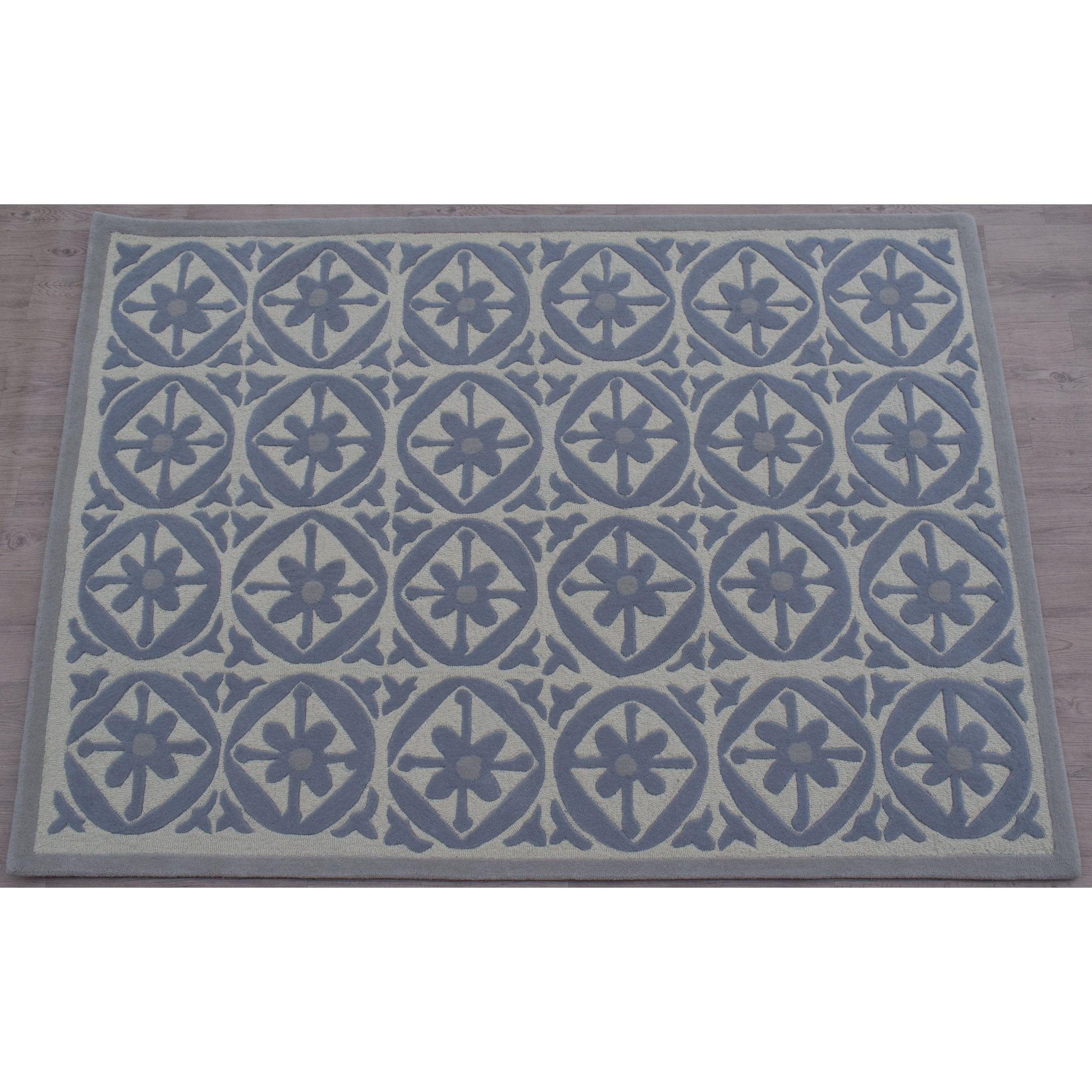 Capri Gray Wool Handtufted Rug、mySite、gigharbornorthrealestate