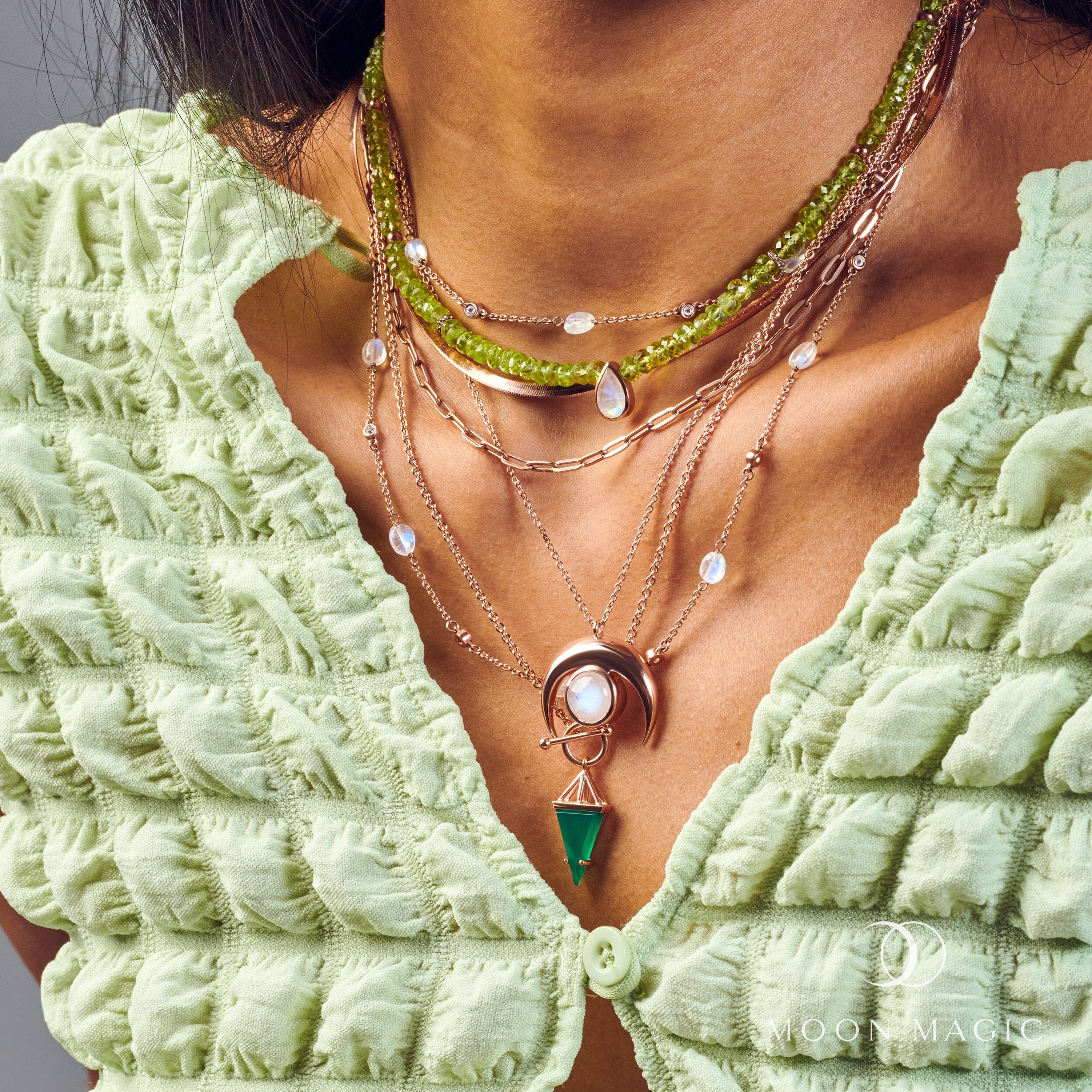 Moonstone Necklace - Wild Child、mySite、hinf8tx79