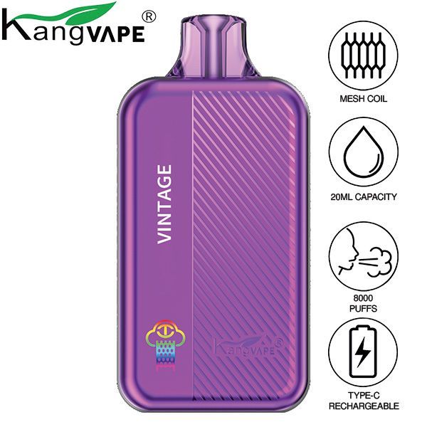 Kangvape TC8000 Disposable Vape 20mL 5 Pack、mySite、zt4zffjzw