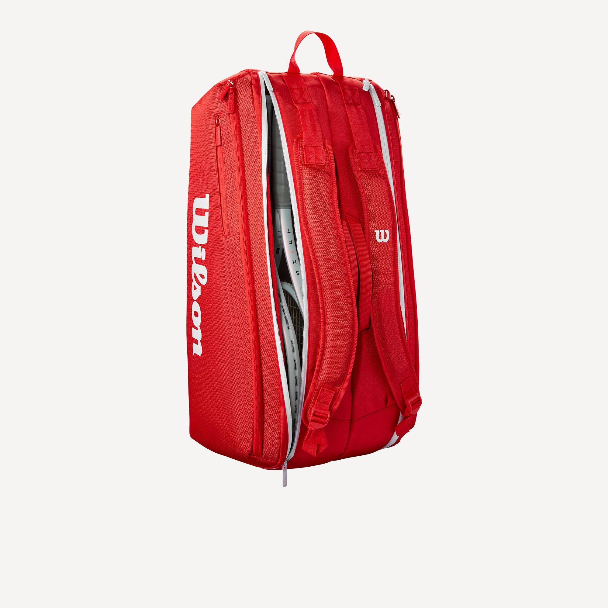 Wilson Super Tour Red 9 Racket Tennis Bag、mySite、neckold