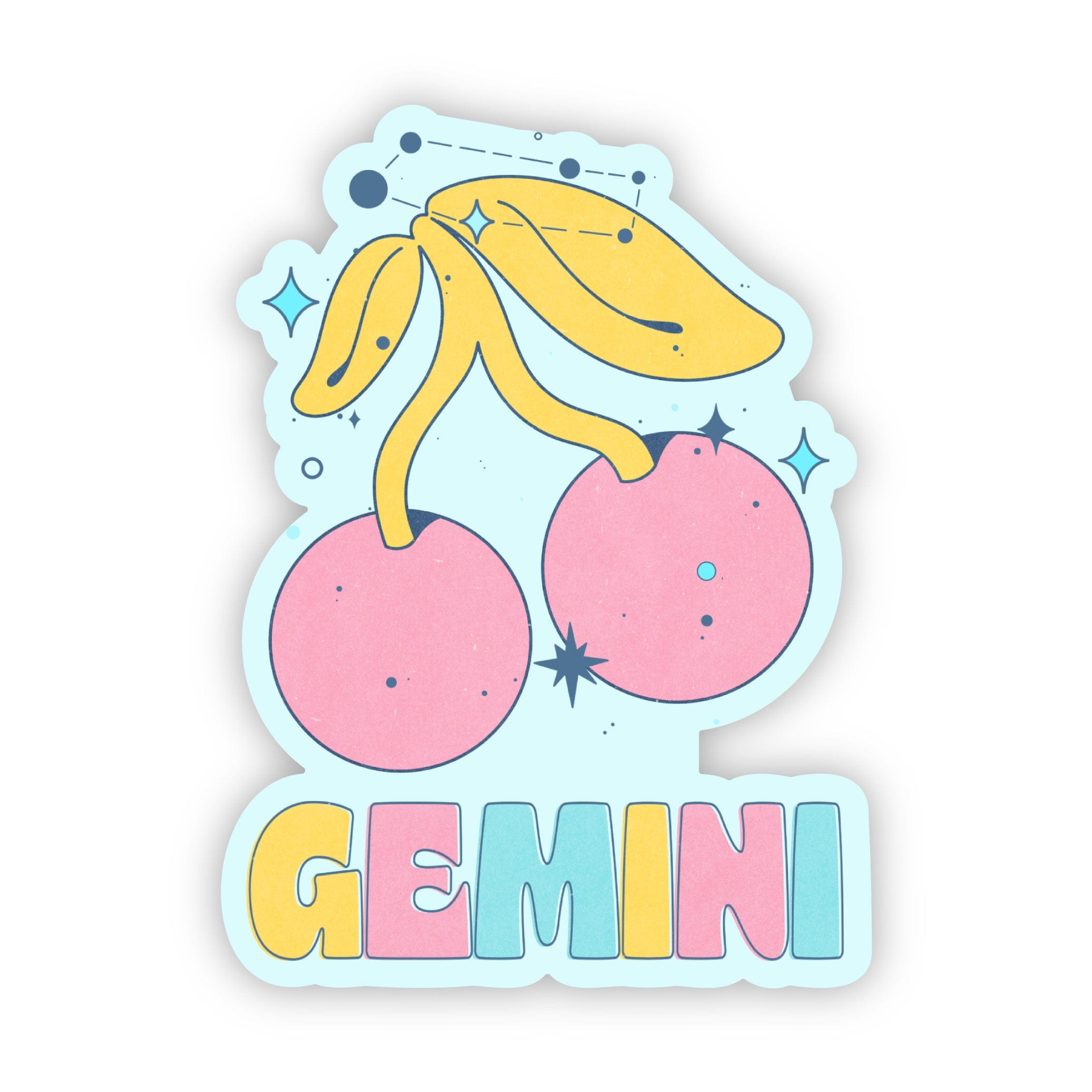  Gemini Astrology Sign Sticker、mySite、ghnorth