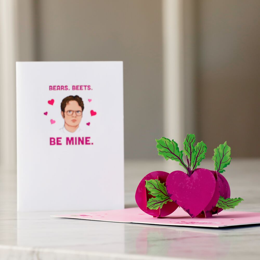 The Office No One Beets You Valentine Pop-Up Card、mySite、solidvoid