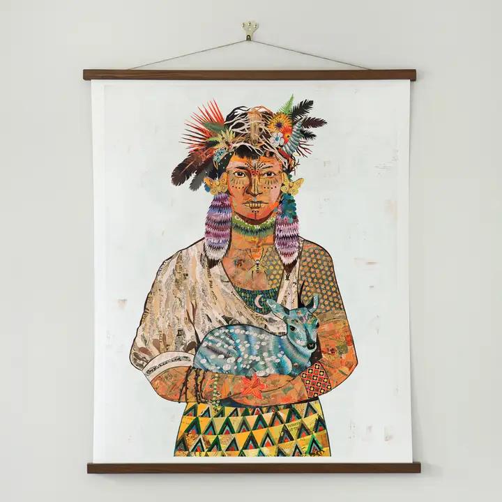 Art Print | Native American Wall Art | Mother Nature、mySite、g9winljtr
