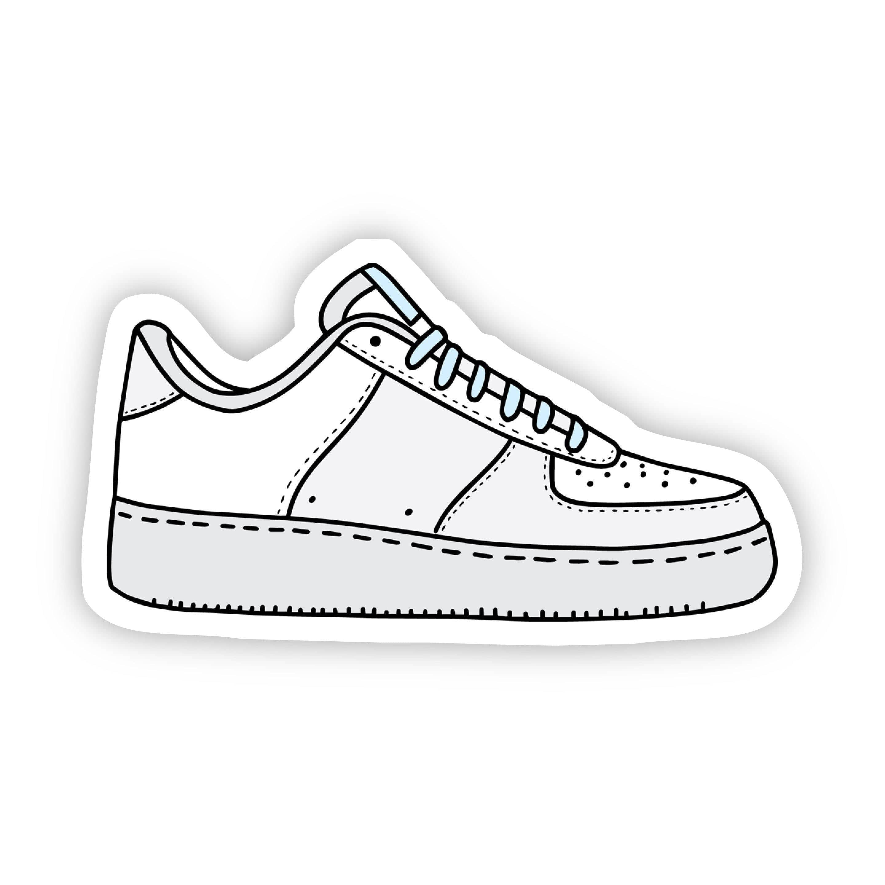  White Sneaker Aesthetic VSCO Sticker、mySite、elrpsem3k