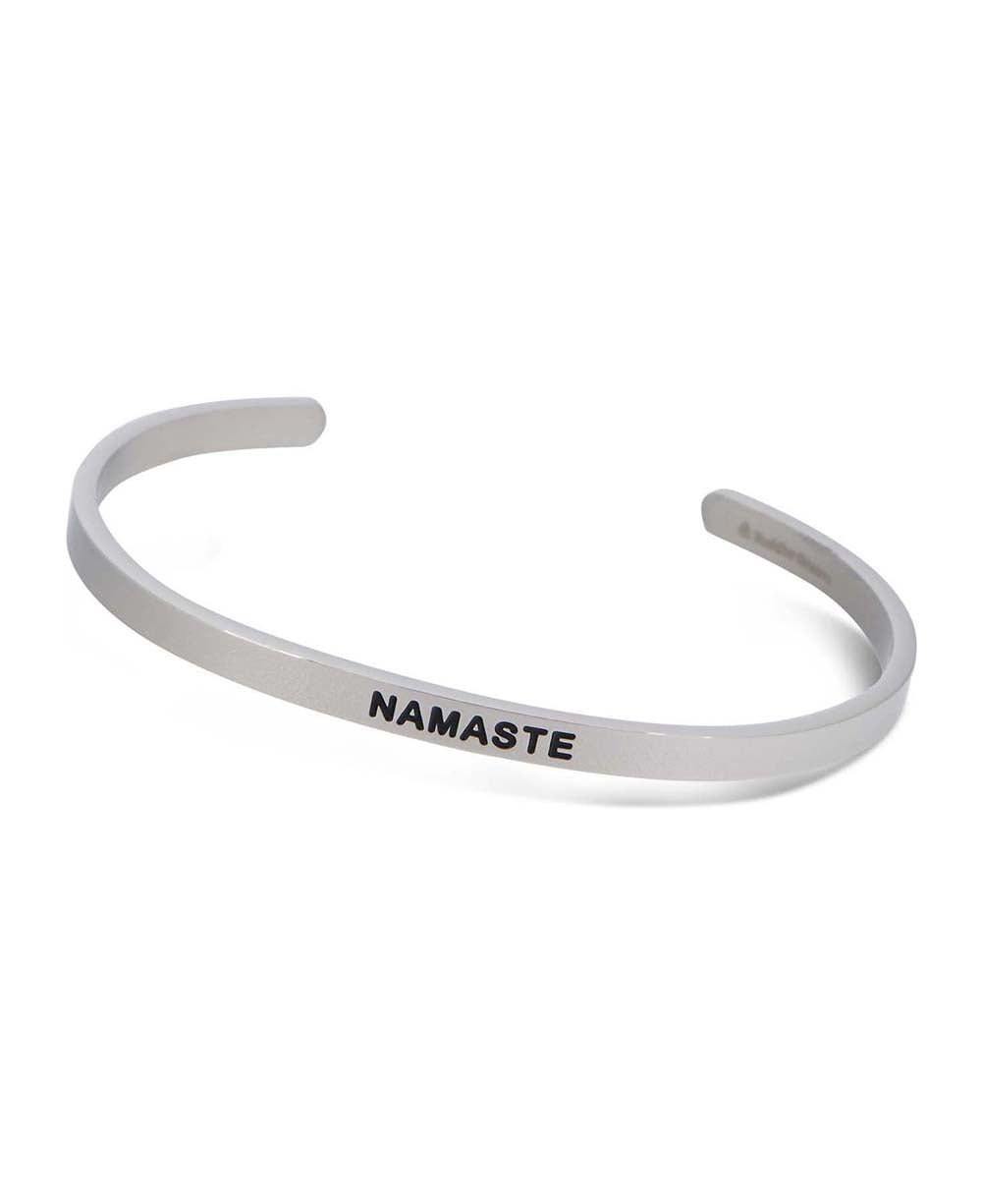 Engraved Namaste Cuff Bracelet、mySite、topwebapps