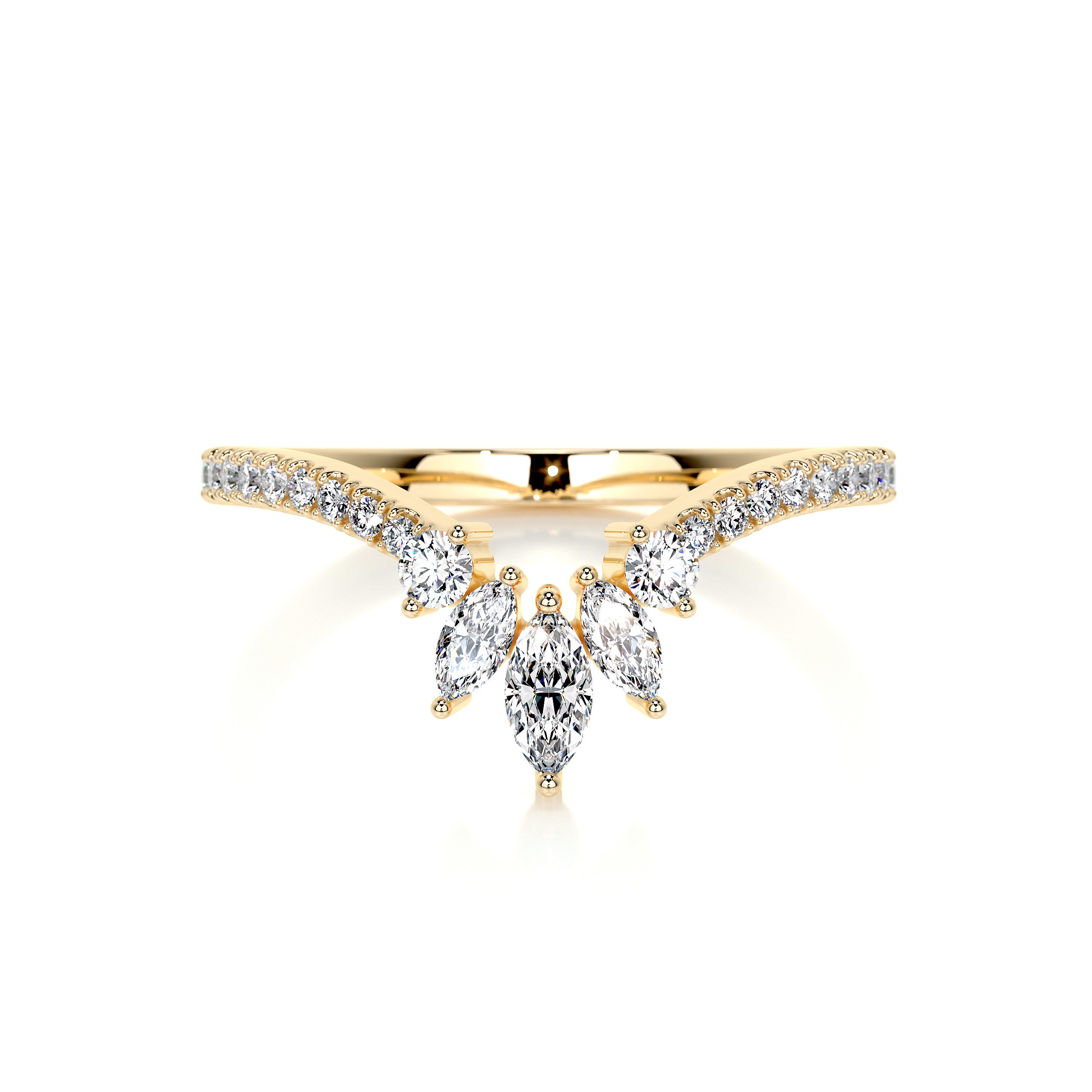 Lauren Lab Grown Diamond Wedding Ring (0.30 Carat) -18K Yellow Gold、mySite、hinf8tx79