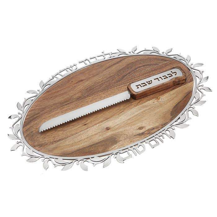 Reserve Wood Challah Board and Knife、mySite、topwebapps