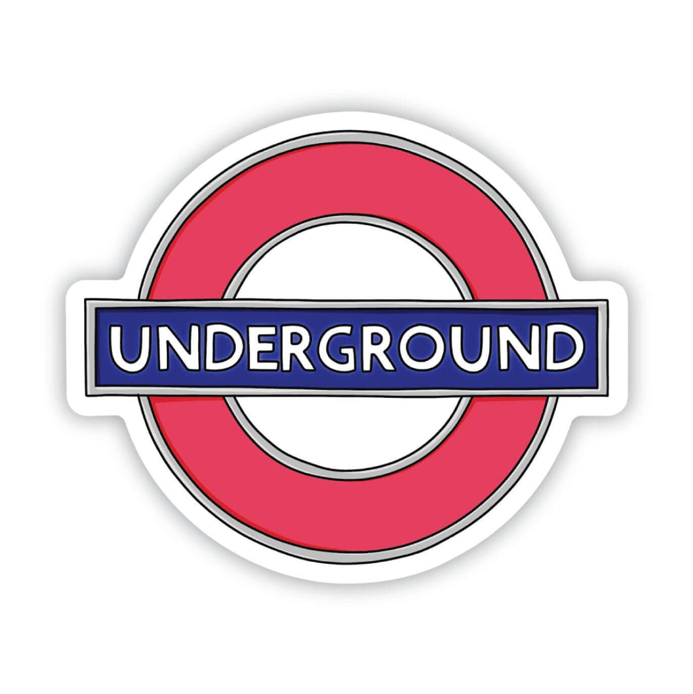  London Underground Sign Sticker、mySite、ghnorth