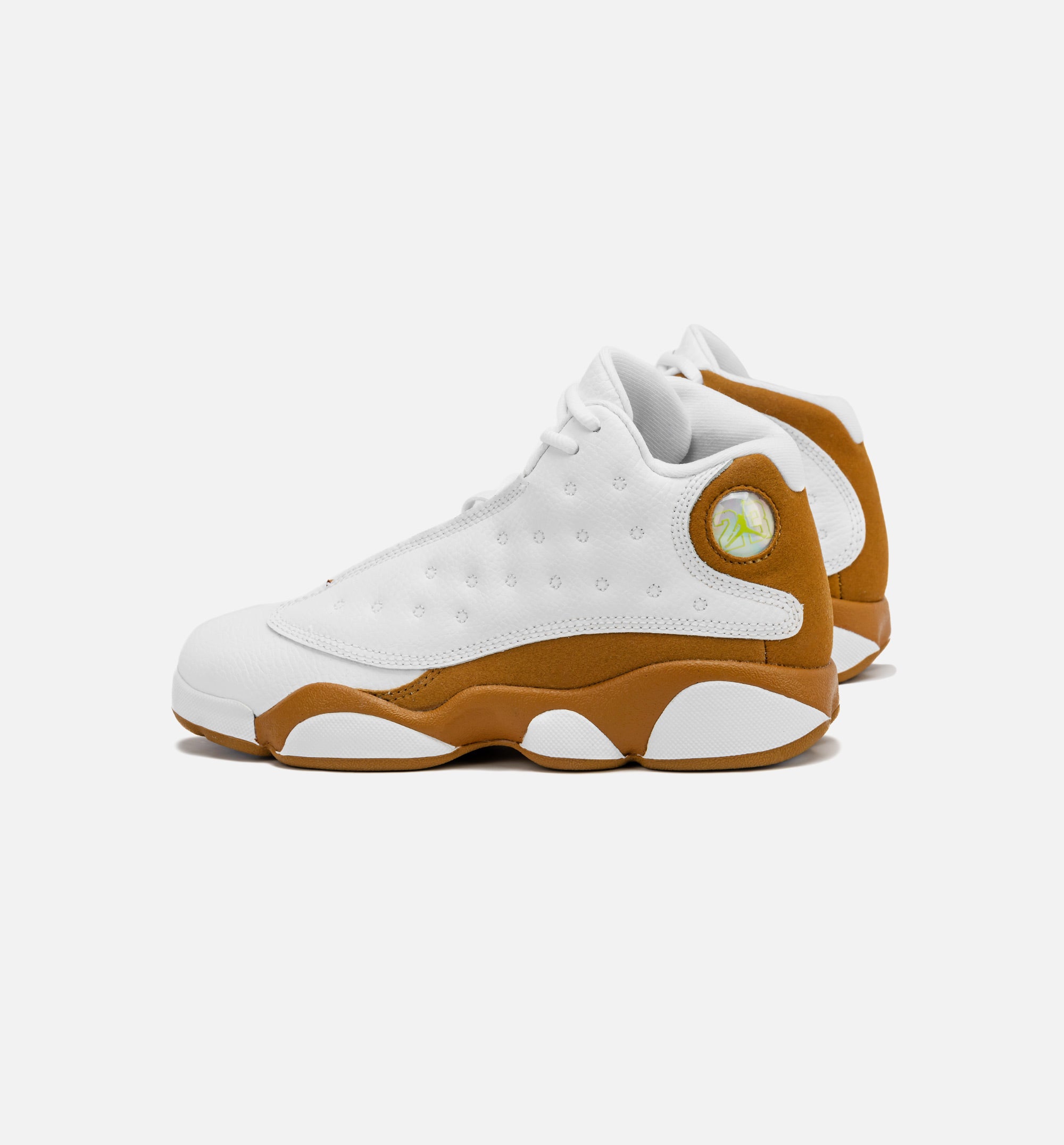 Air Jordan 13 Retro Wheat Preschool Lifestyle Shoe - White/Wheat、mySite、dreamappss
