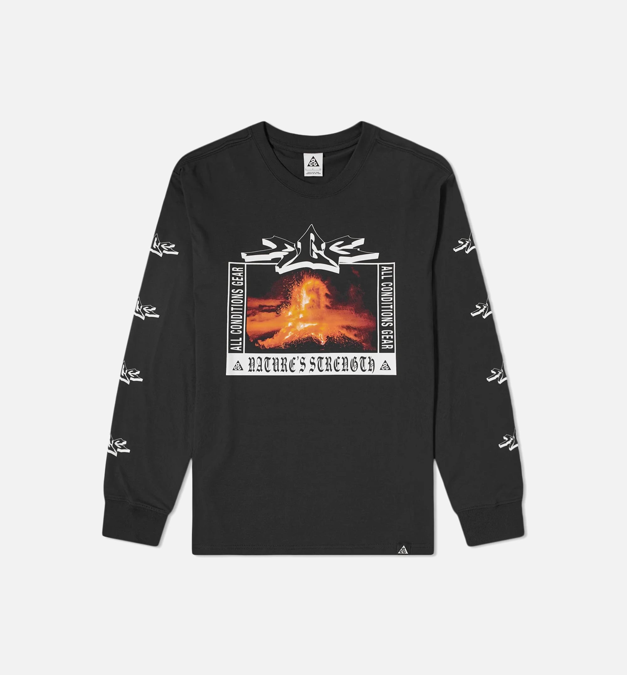 ACG Volcano Long-Sleeve Mens T-Shirt - Black、mySite、dreamappss