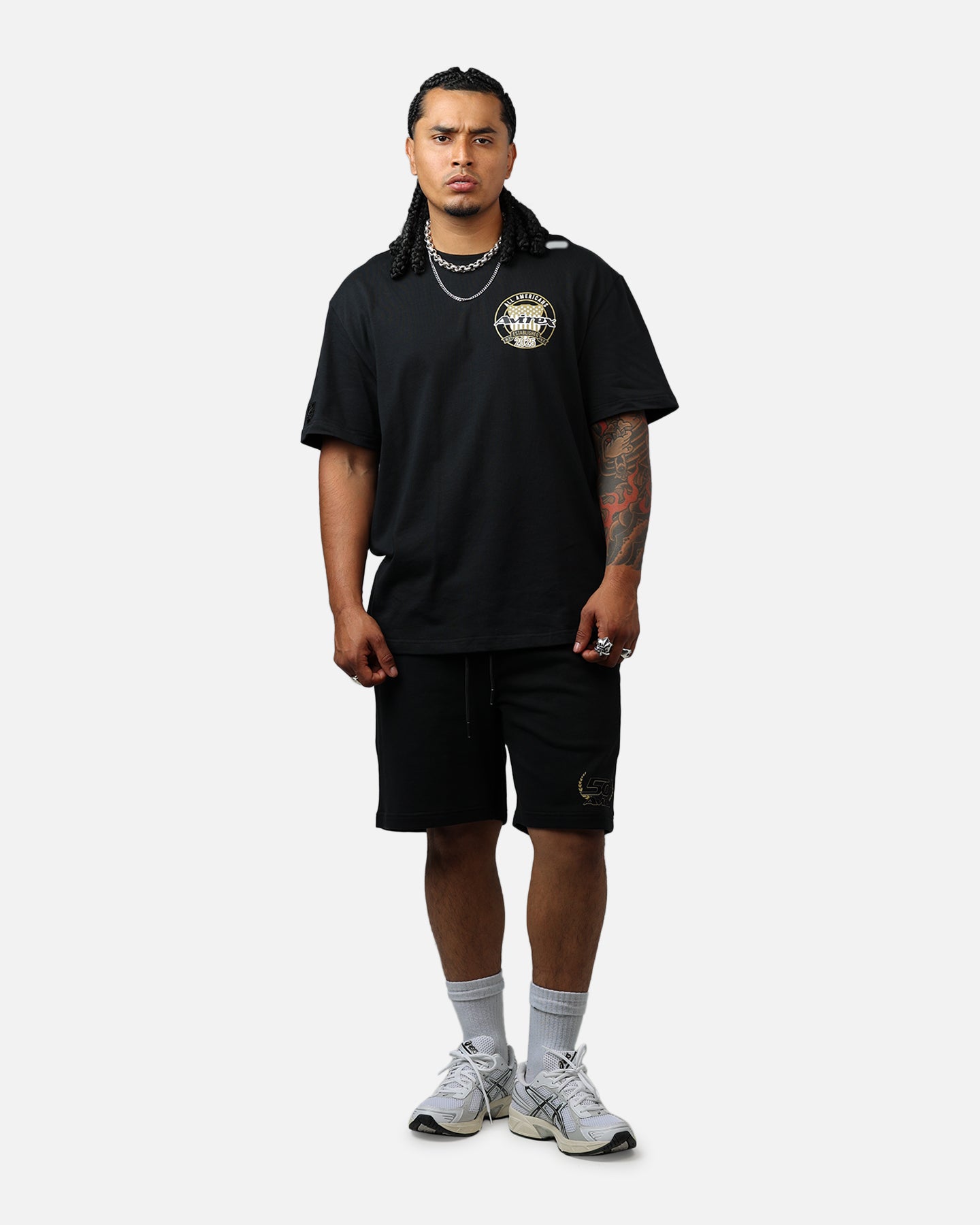 Avirex Gold T-Shirt Black/Gold、mySite、zt4zffjzw