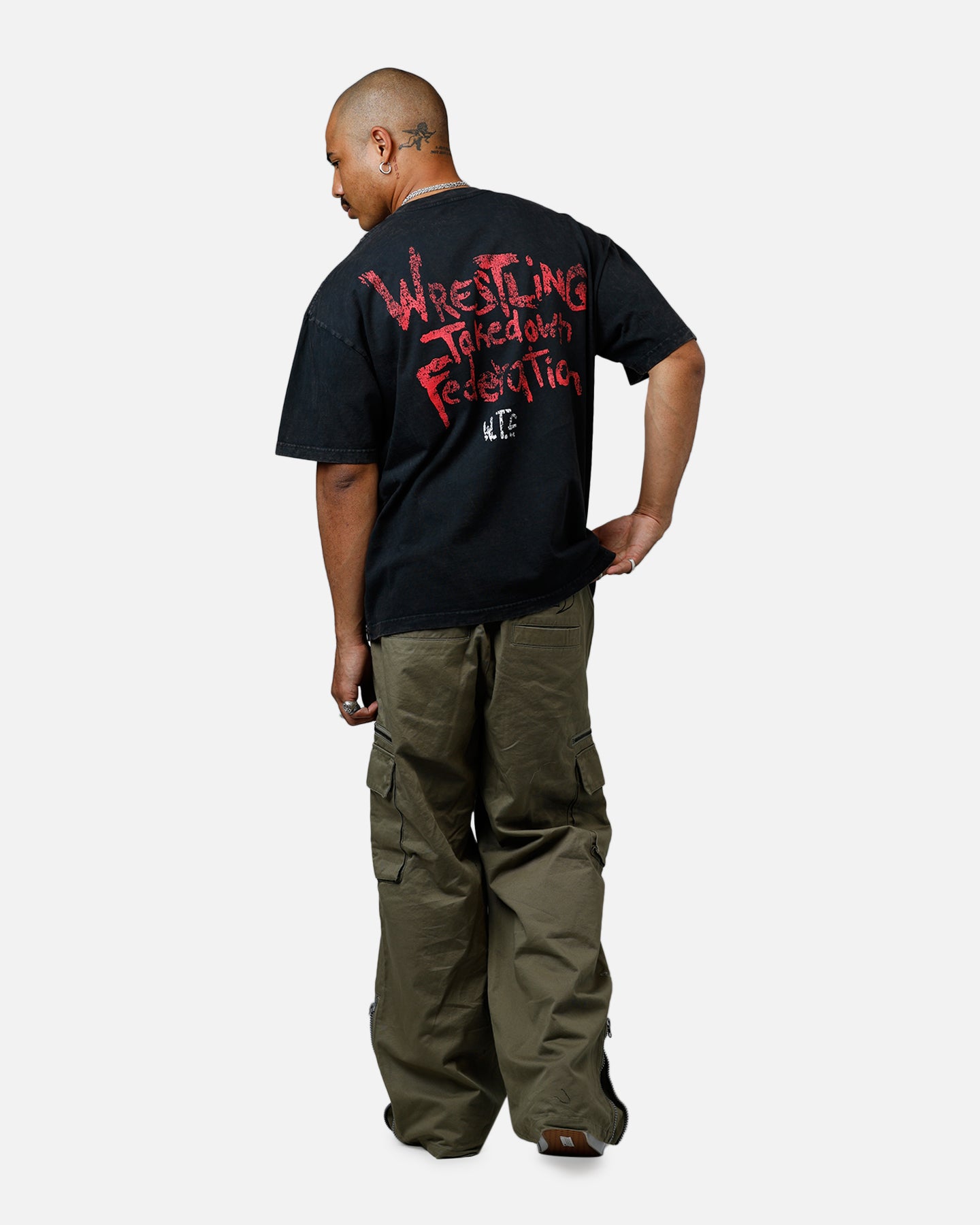 73 Studio WTF Heavyweight T-Shirt Black Acidwash、mySite、zt4zffjzw