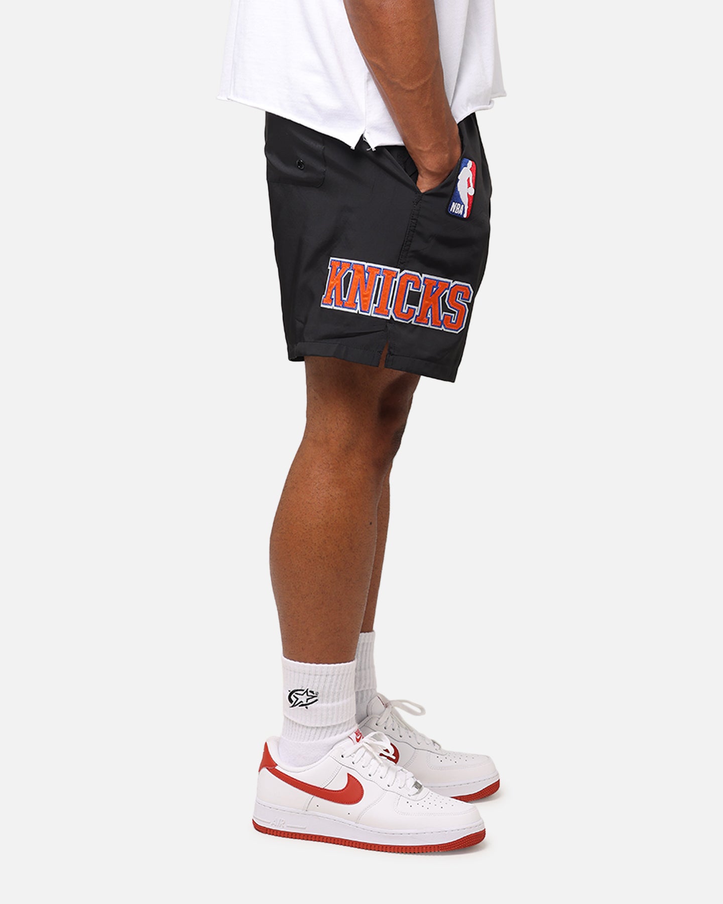 Pro Standard New York Knicks Classic Woven Shorts Black、mySite、zt4zffjzw