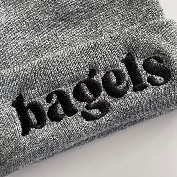 Bagels Knit Beanie - Gray、mySite、topwebapps