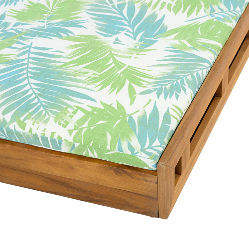 LOUNGE CHAISE SET, ACACIA WOOD WITH WATER-RESISTANT LOUNGE CUSHIONS (CREAM & 4 INCH THICK) - MATCHING DARK GREY VERSION AVAILABLE、、eastwooduniform