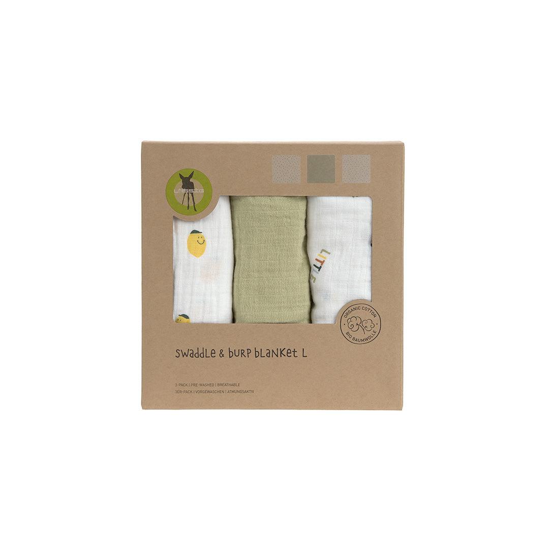  Lassig Swaddle & Burp Blanket - Happy Fruits - Lemon、mySite、merchandisen