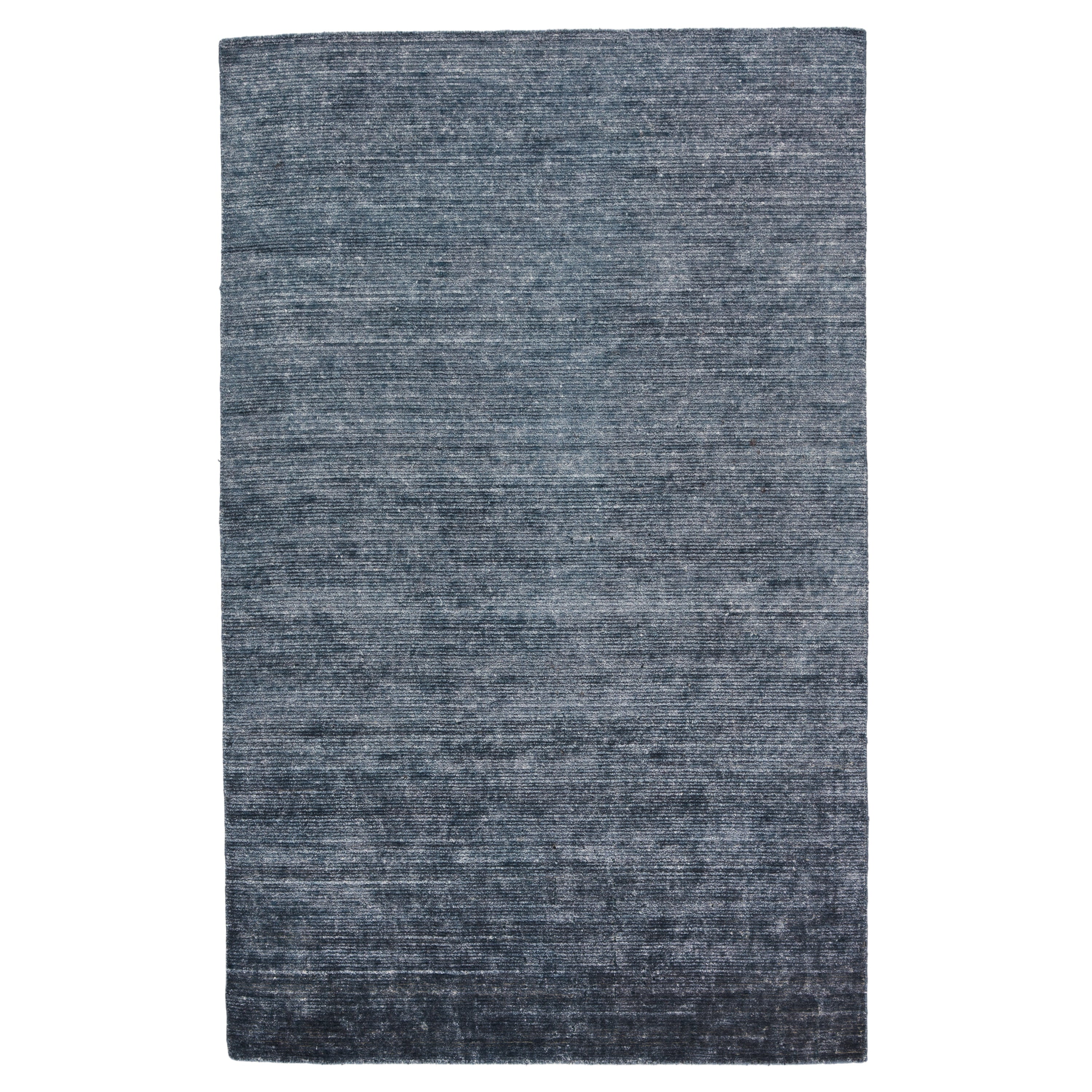 Ardis Handmade Solid Dark Blue White Area Rug、mySite、gigharbornorthrealestate