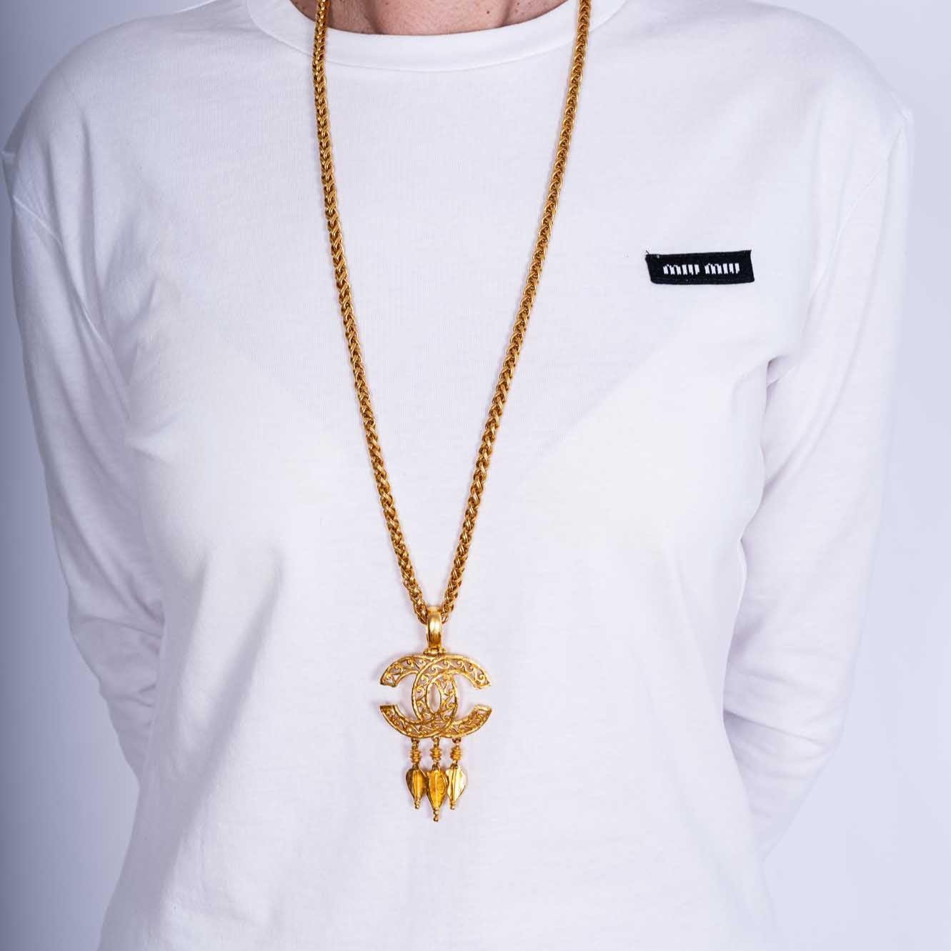 Chanel Vintage CC Pendant Necklace、mySite、garminoutage.com