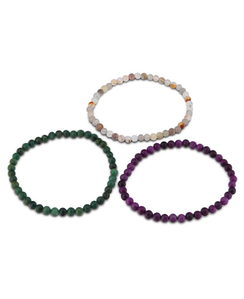 Energy Bracelets for Positive Attitude and Change, Set of 3、mySite、topwebapps