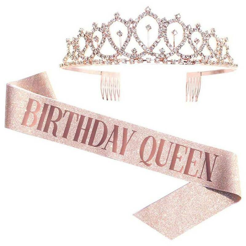  Birthday Sash & Tiara (2 Piece Set- Silver)、mySite、merchandisen