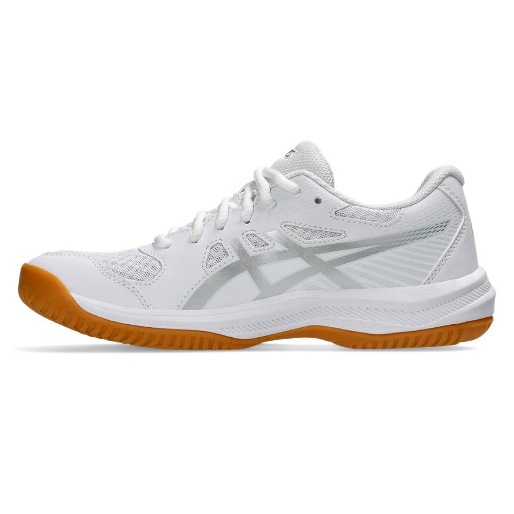 Asics Gel Upcourt 6 Women's Indoor Court Shoe (White/Pure Silver)