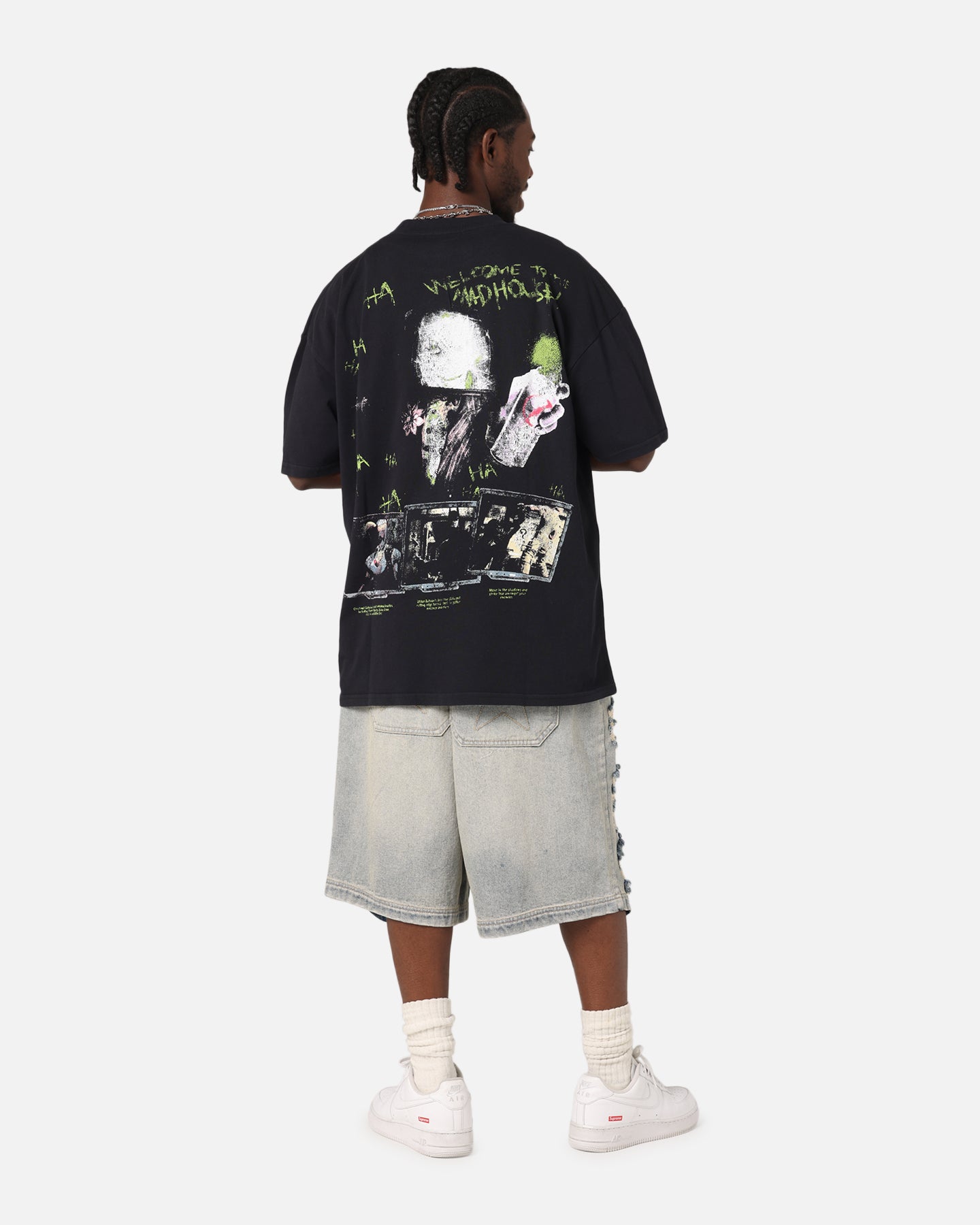 73 Studio X DC Batman Arkham Asylum Vintage T-Shirt Navy、mySite、zt4zffjzw